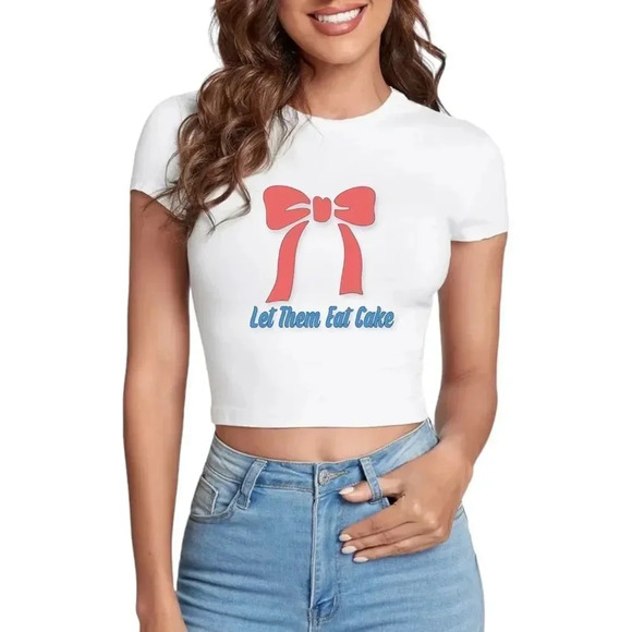 Coquette let them eat cake crop top - Picture 1 of 1